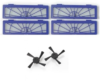 Neato Botvac Pet & Allergy suodattimia 4 kpl + 2 kpl sivuharjoja