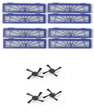 Neato Botvac Pet & Allergy suodattimia 8 kpl + 4 kpl sivuharjoja